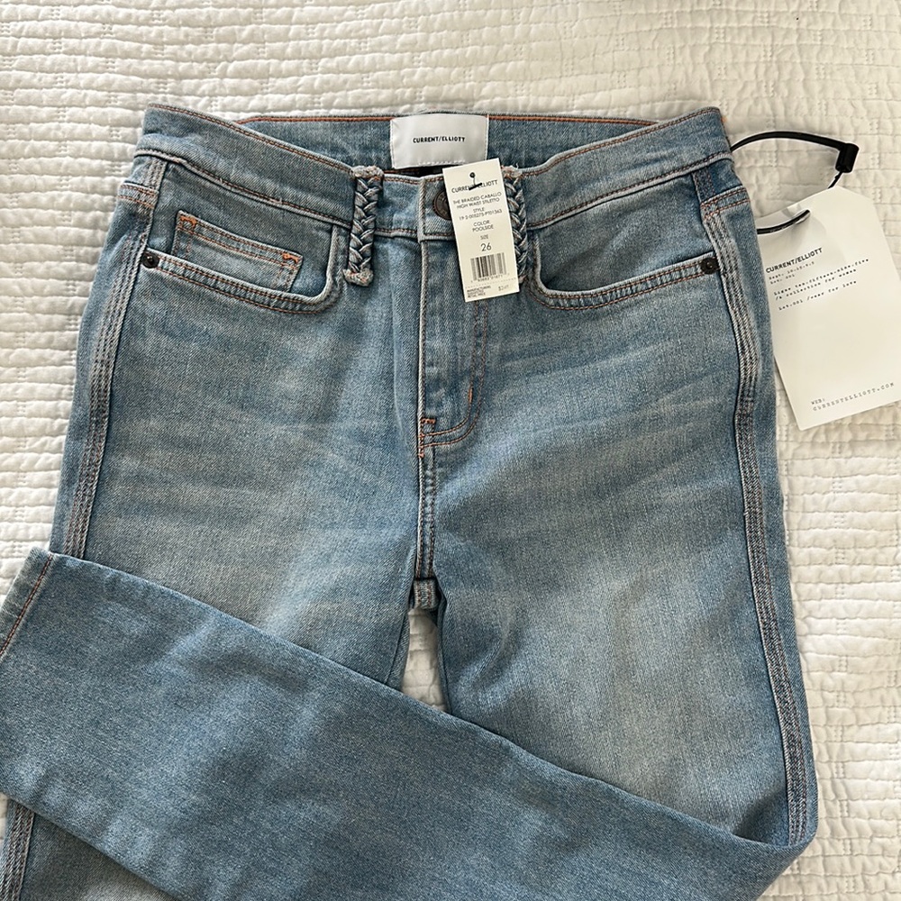NWT Current Elliott High Rise Stiletto